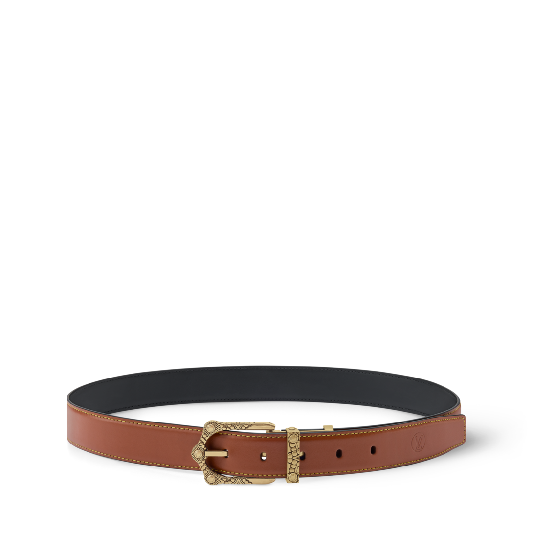 ベルト・フロッグ クラフテッド 30MM リバーシブル ｜ルイ・ヴィトン